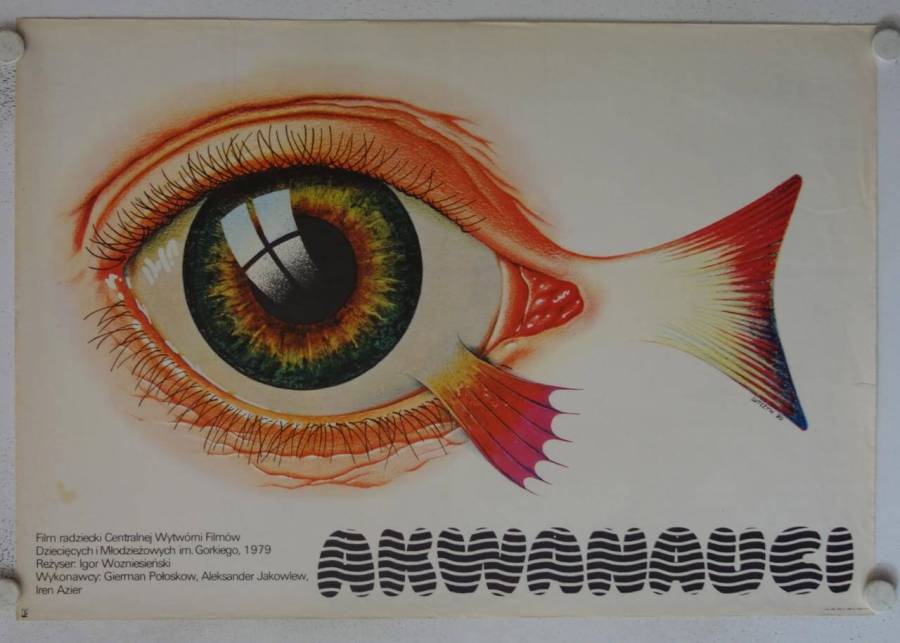 Aquanauten originales polnisches Filmplakat